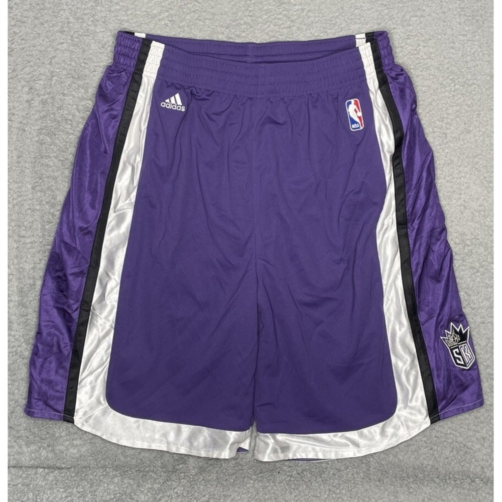 Sacramento‎ Kings Adidas NBA Authentics Practice Shorts Mens XLPurple/Black
